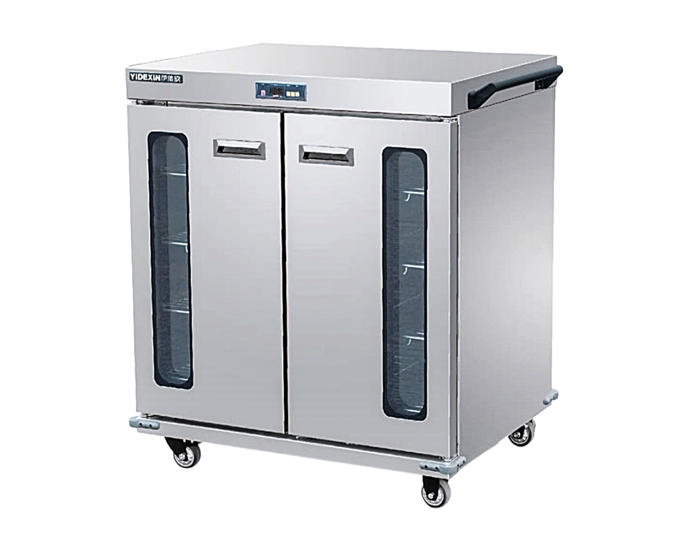 অনুভূমিক সম্পূর্ণরূপে আবদ্ধ নিরোধক খাদ্য উত্তপ্ত ভোজ ক্যাবিনেট ট্রলি-বি